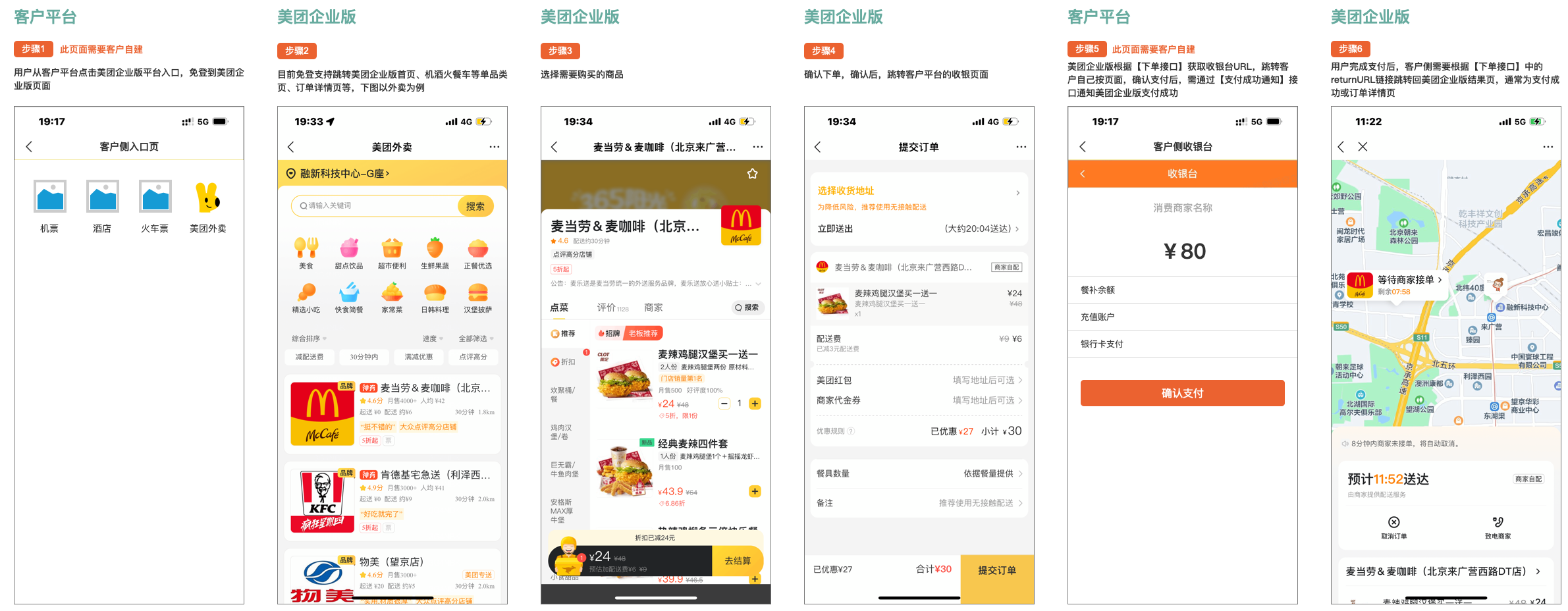 用户视角支付交互说明